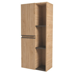 Colonne de salle de bain Ebène 52cm – Élégance bois | ONDEE