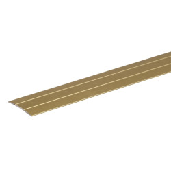 Barre de seuil autoadhésive en aluminium or 38 x 1 mm 0