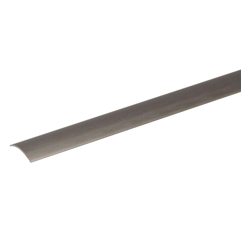 Barre de seuil autoadhésive en aluminium inox 30 x 1 mm 0