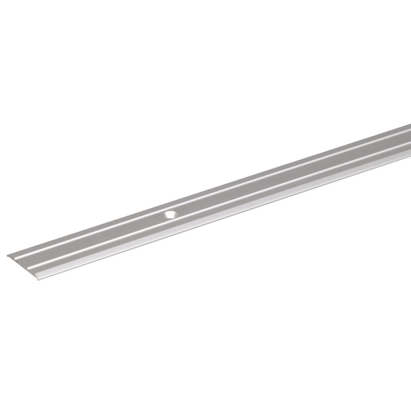 Barre de seuil percée en aluminium inox 38 x 1 mm 0