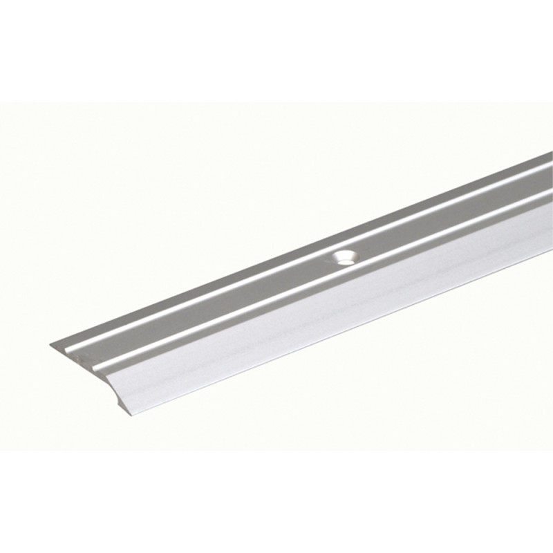 Barre de seuil percée en aluminium inox 30 x 4 mm 0