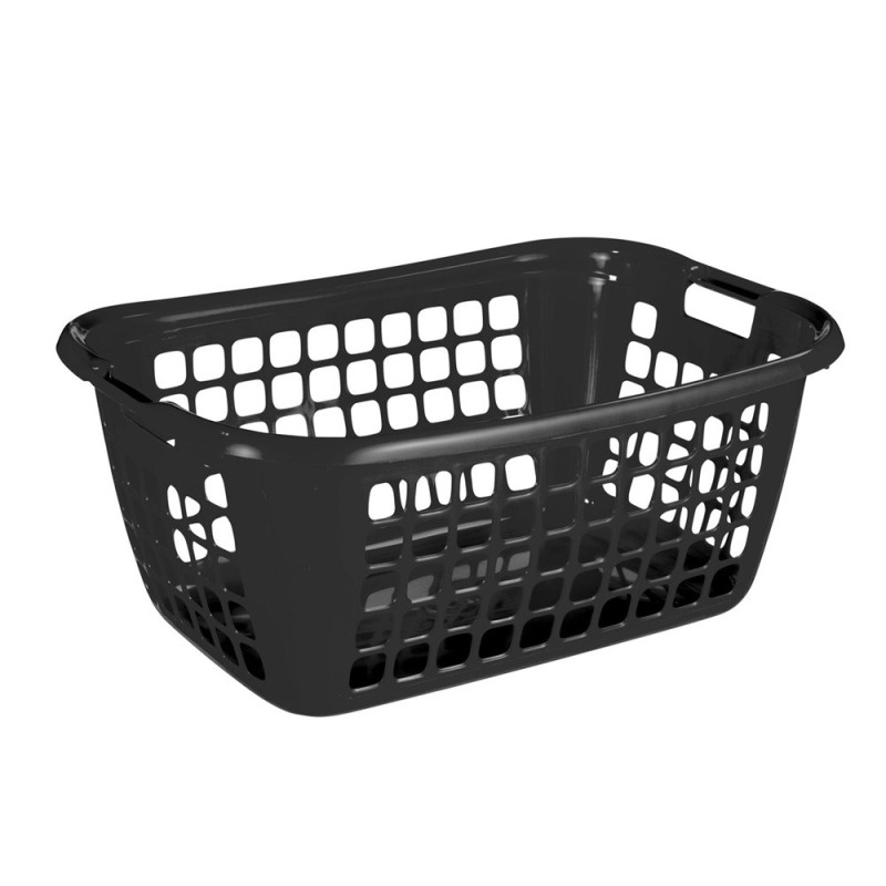 Manne à linge Basic noire 79 L SUNWARE