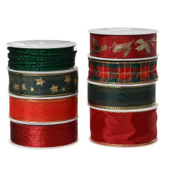 Ruban en polyester 4 m DECORIS