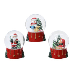 Boule à neige avec figurine Ø 8 x 10