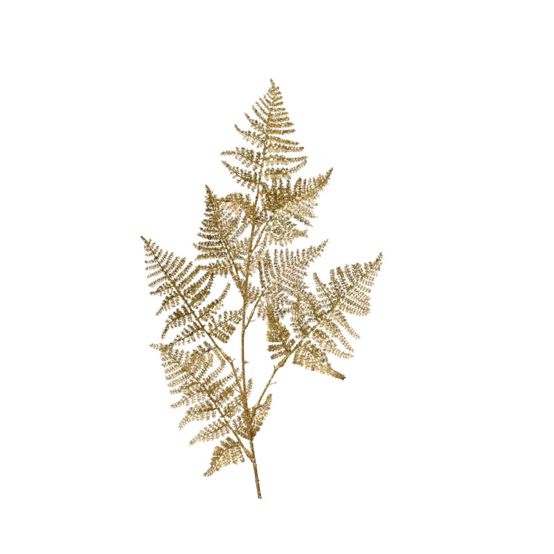 Branche avec feuilles dorée 87 cm