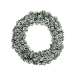 Couronne de Noël Imperial vert enneigé Ø 35 cm