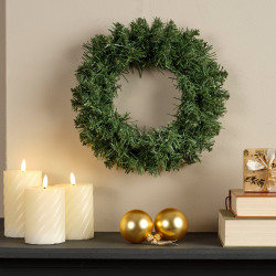 Couronne de Noël Imperial verte Ø 35 cm