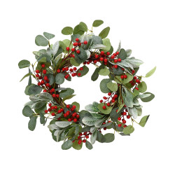 Couronne de Noël avec baies Ø 50 cm