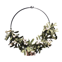 Couronne de Noël avec feuilles d'eucalyptus Ø 40 cm