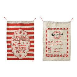 Sac cadeau en polyester 50 x 70 cm DECORIS