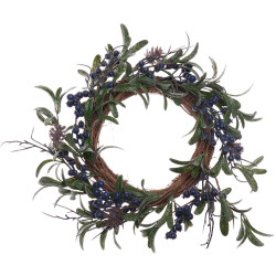 Couronne de Noël avec myrtilles Ø 30 cm