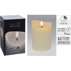 Bougie LED blanche Ø 9 x 12