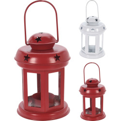 Lanterne en métal 12 x 10 x 15 cm