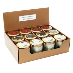 Bougie Parfumée Noël Ø 7x8cm – Ambiance Festive