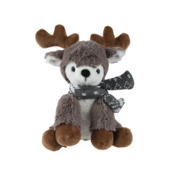 Cerf en peluche 17 cm DECORIS