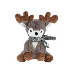 Cerf en peluche 20 cm DECORIS