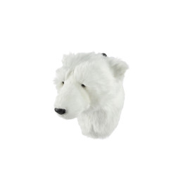 Ours polaire en mousse 28 x 20 x 17 cm DECORIS