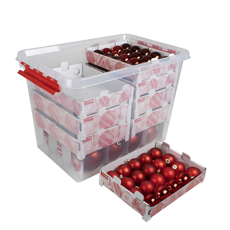 Box rangement Noël Q-Line 72L – Stockage Festif | SUNWARE