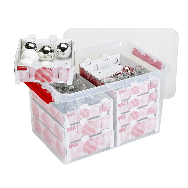 Box rangement Noël Q-Line 62L – Organisez vos fêtes | SUNWARE