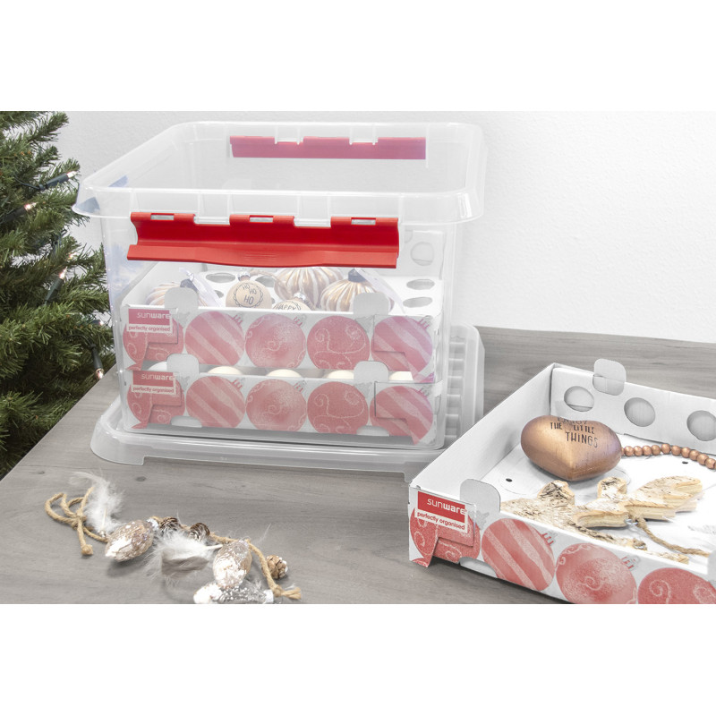 Box rangement Noël Q-Line 26L SUNWARE – Idéal fêtes | SUNWARE