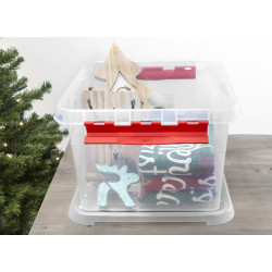 Box rangement Noël Q-Line 26L SUNWARE – Idéal fêtes | SUNWARE