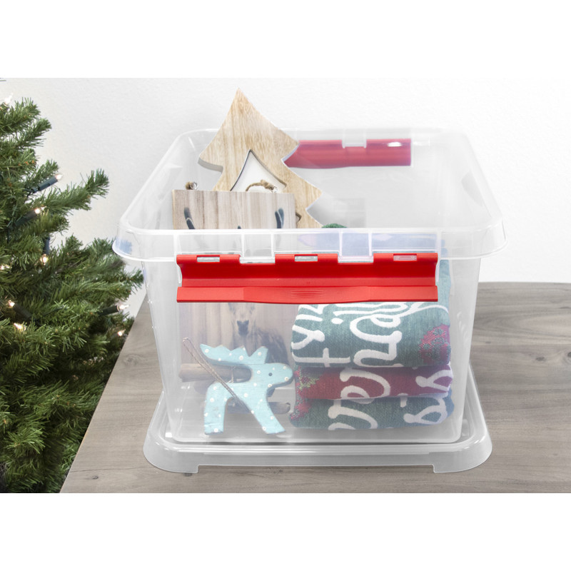 Box rangement Noël Q-Line 26L SUNWARE – Idéal fêtes | SUNWARE