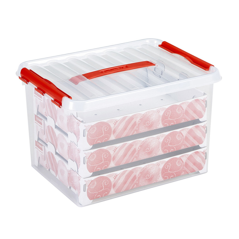 Box rangement Noël Q-Line 22L – Organisez vos fêtes | SUNWARE
