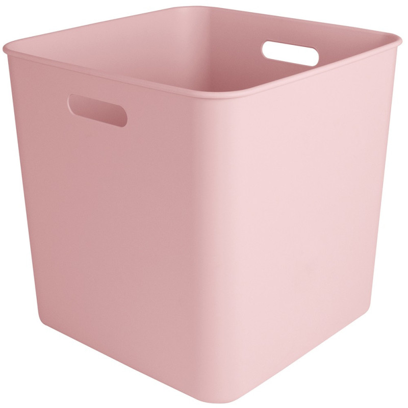 Boîte de rangement Sigma Home Cube rose 25 L – Organisez votre espace | SUNWARE