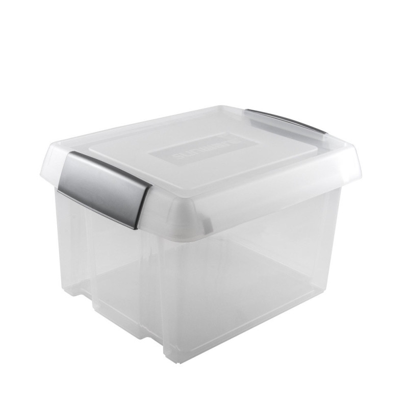 Box de rangement Nesta 37L transparent – Organisez votre espace | SUNWARE
