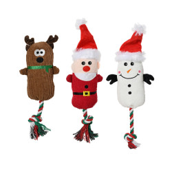 Peluche de Noël pour chien 34 cm DECORIS