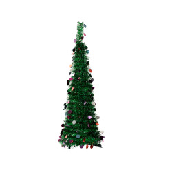 Sapin cône vert Ø 32 x 150 cm DECORIS