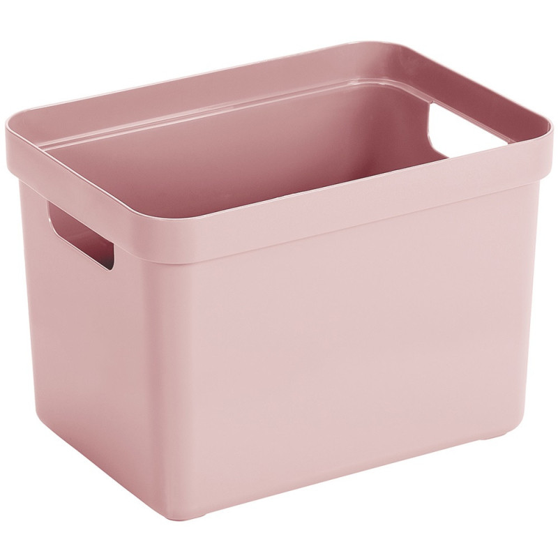 Box de rangement rose 18L – Organisez votre espace | SUNWARE