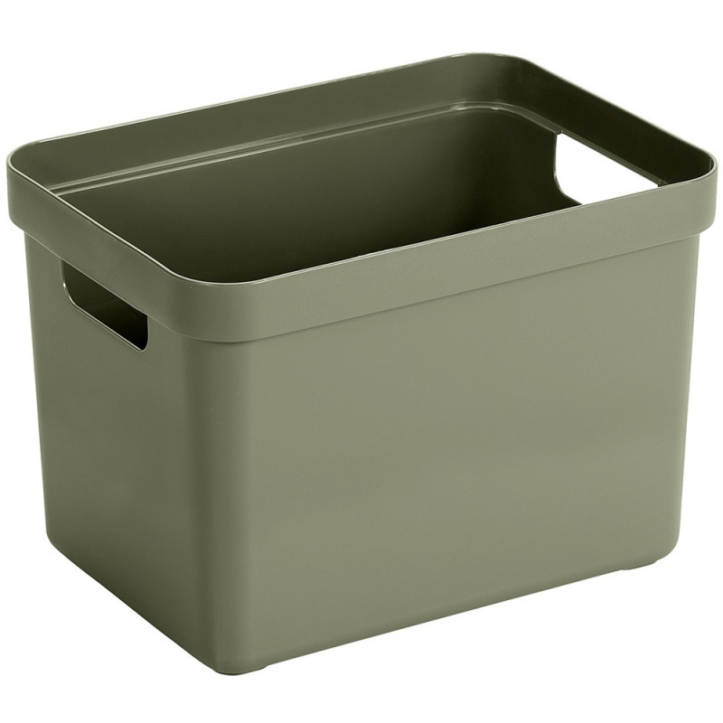 Box de rangement Sigma Home 18L – Vert Foncé | SUNWARE
