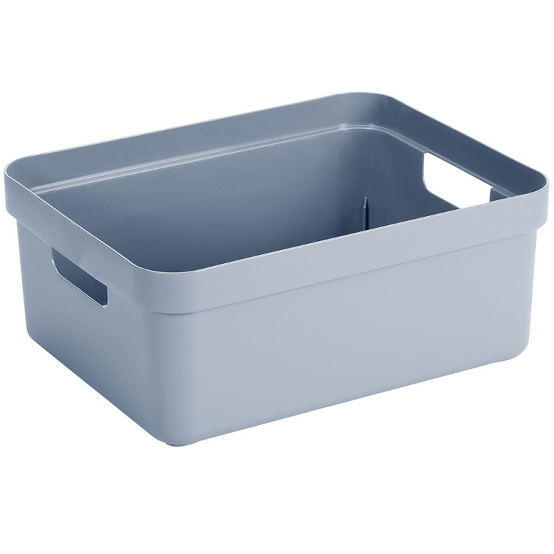Boîte de rangement Sigma Home bleue 24 L – Organisez votre espace | SUNWARE