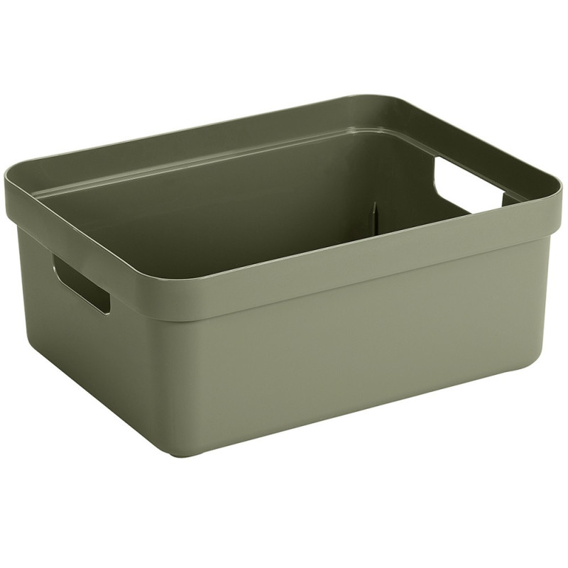 Box de rangement Sigma Home 24L – Vert Foncé | SUNWARE