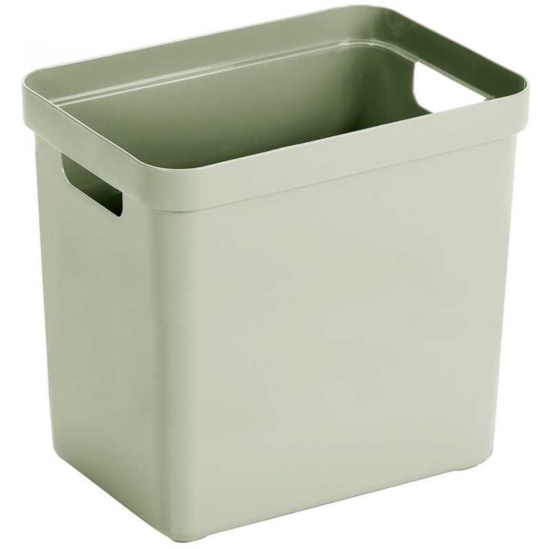 Boîte de rangement Sigma Home verte 25 L – Organisez votre espace | SUNWARE