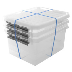 Box rangement Q-line 120L – Lot 3 pièces | SUNWARE