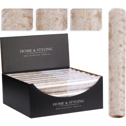 Tissu décoratif champagne 30 x 500 cm