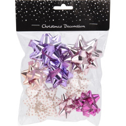 Set de noeuds pour emballage cadeau rose 8 pièces