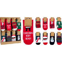 Paire de chausettes de Noël pour homme taille unique