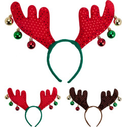 Serre-tête renne de Noël 35 x 27