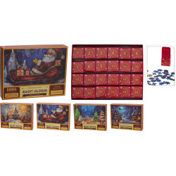 Calendrier de l'avent puzzle 1008 pièces