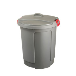 Poubelle extérieur Megano 75L grise – Robuste et pratique | SUNWARE