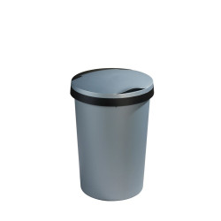 Poubelle Twinga 45L noire – Design & Pratique | SUNWARE