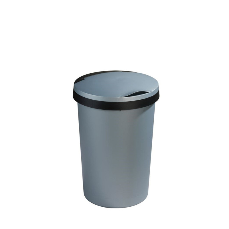 Poubelle Twinga 45L noire – Design & Pratique | SUNWARE