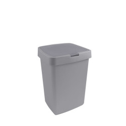 Poubelle Delta 25L grise – Design pratique | SUNWARE