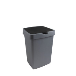 Poubelle Delta noire 25L – Design & Pratique | SUNWARE