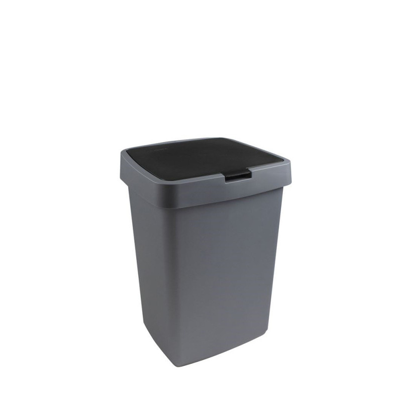 Poubelle Delta noire 25L – Design & Pratique | SUNWARE