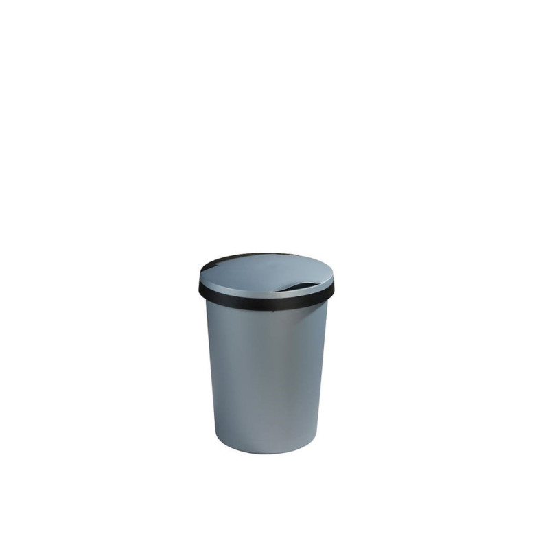 Poubelle Twinga 10L noire – Design & Pratique | SUNWARE