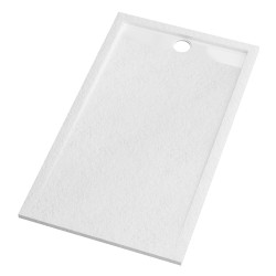 Receveur de douche Goliath 80x140 cm – Blanc & Durable | AURLANE